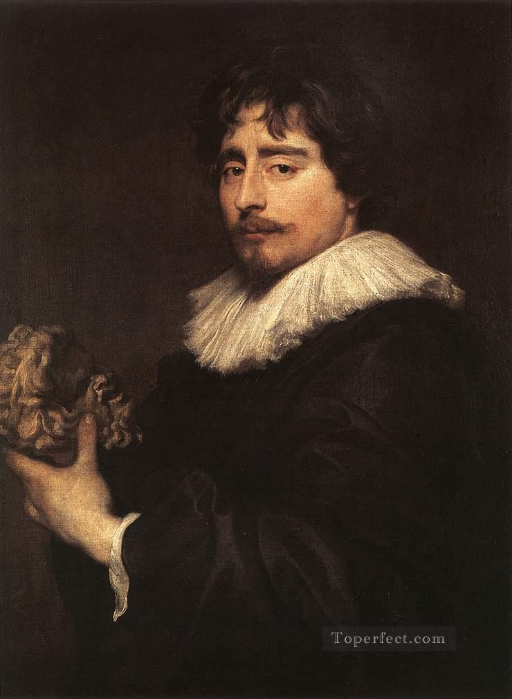 Portrait of the Sculpor Duquesnoy Baroque court painter Anthony van Dyck Oil Paintings